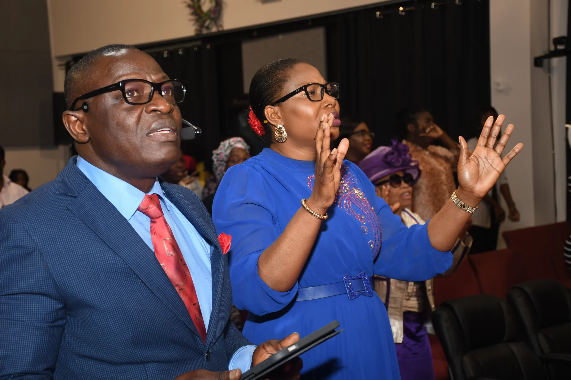 worshipping together at RCCG City on a Hill, Lawrenceville, Georgia