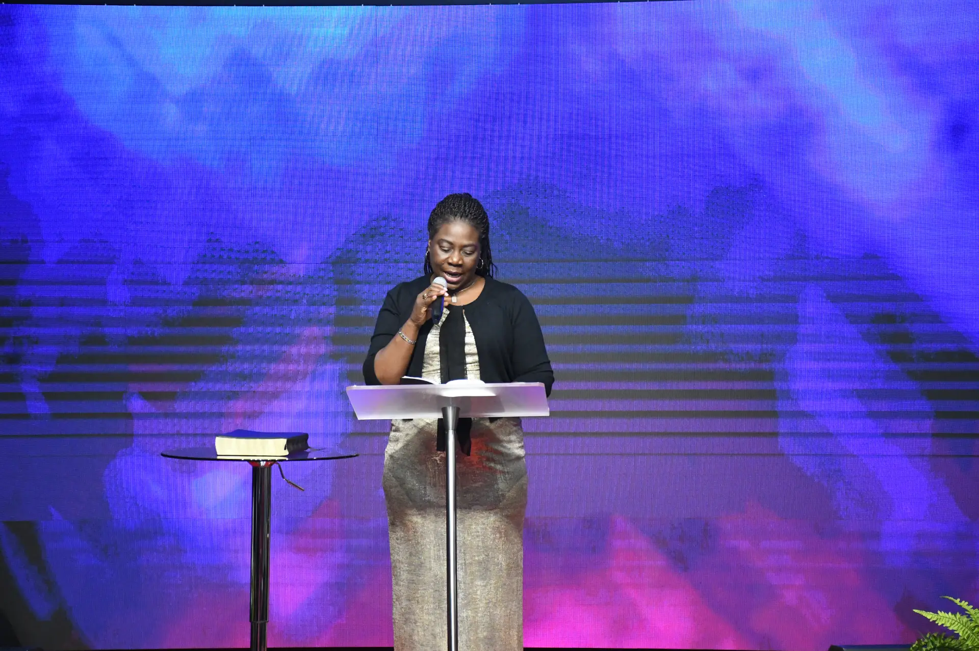 Ministering at RCCG City on a Hill, Lawrenceville, Georgia.
