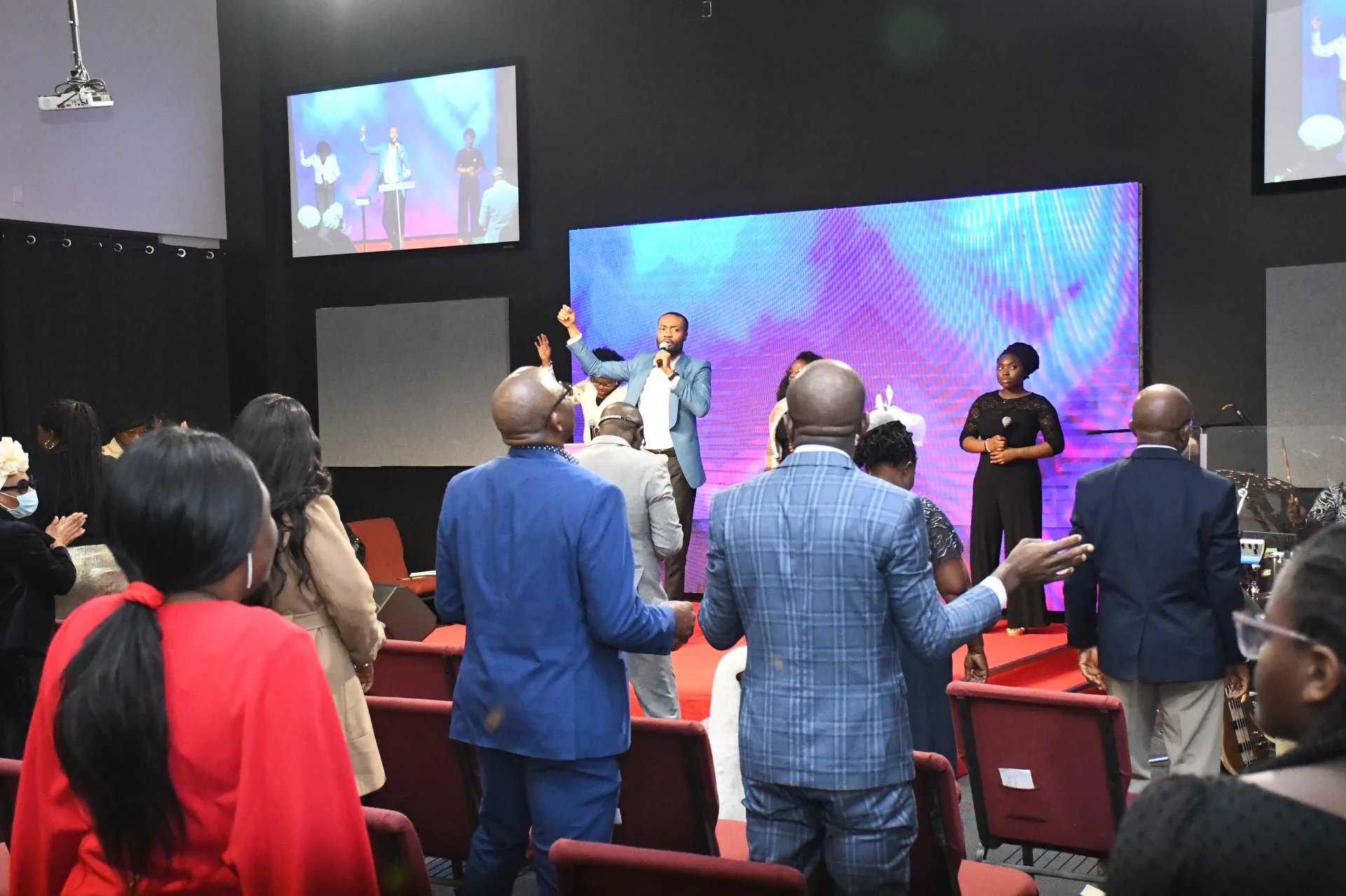 RCCG City on a Hill church in Lawrenceville, Georgia during choir ministry
