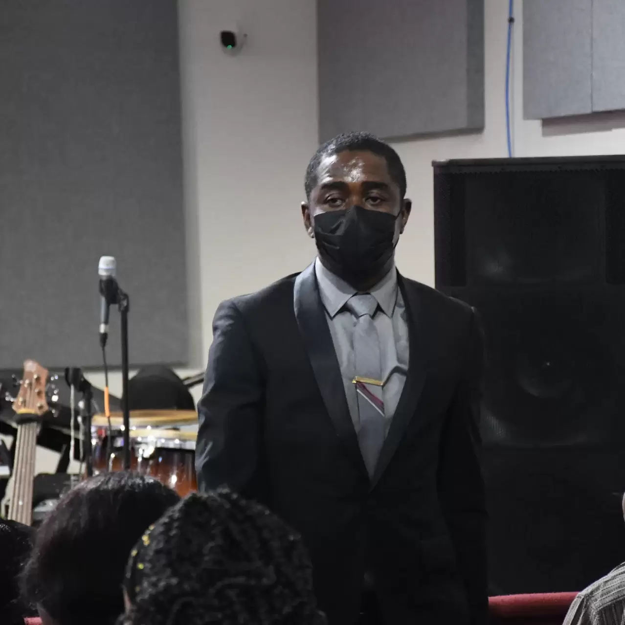 Church usher serving during service at RCCG City on a Hill, Lawrenceville, Georgia