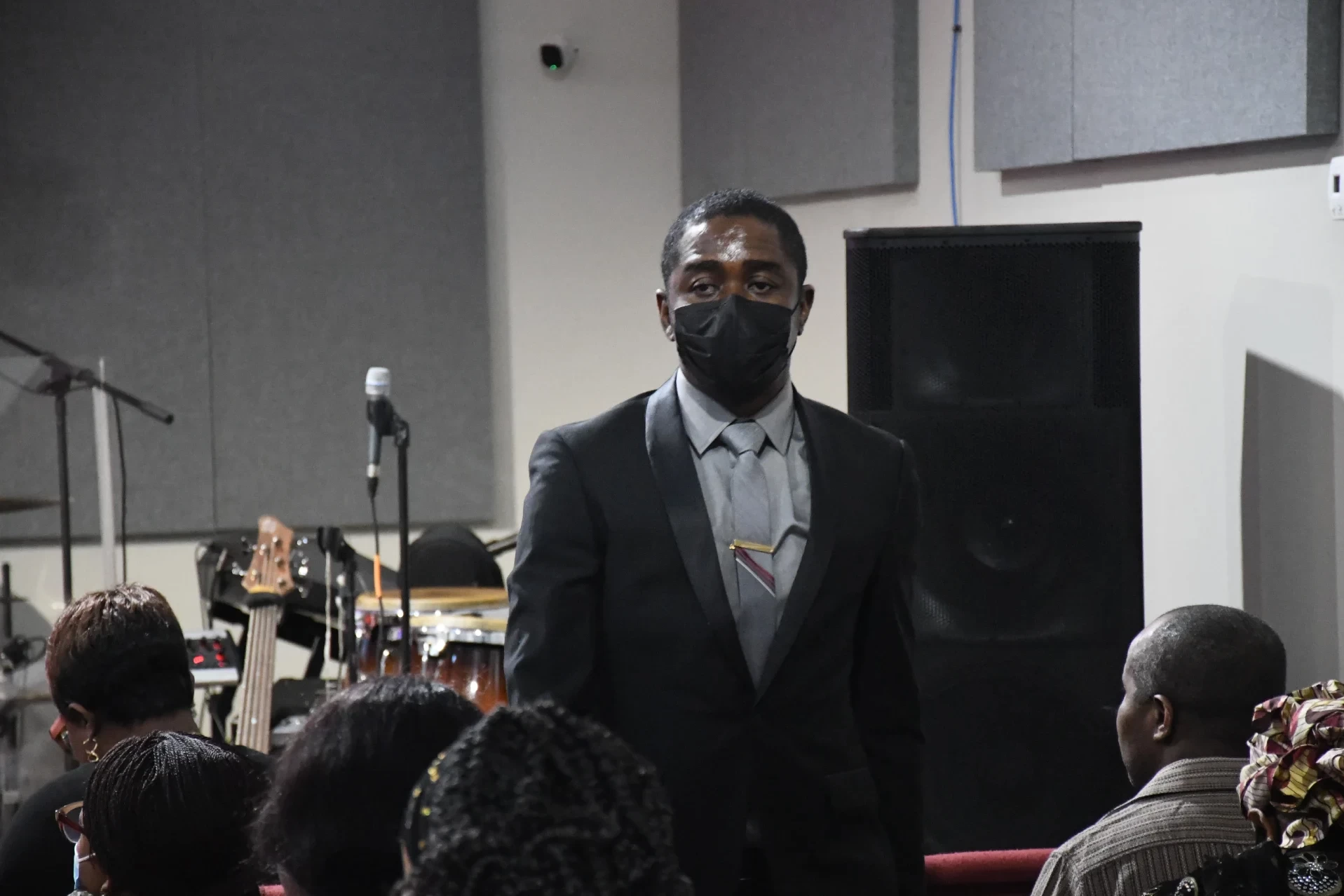 Church usher serving during service at RCCG City on a Hill, Lawrenceville, Georgia
