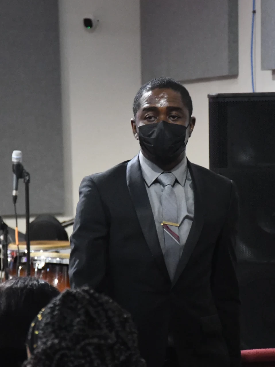 Church usher serving during service at RCCG City on a Hill, Lawrenceville, Georgia